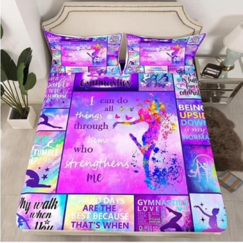 King size sheet set gymnastics